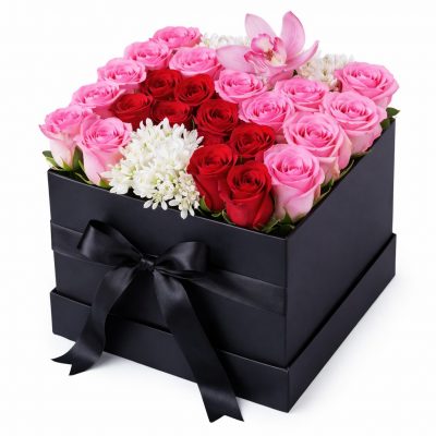 Коробка с цветами «Цветочная магия»