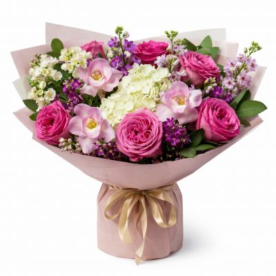 Красивый букет ароматных цветов «Ароматный шик»